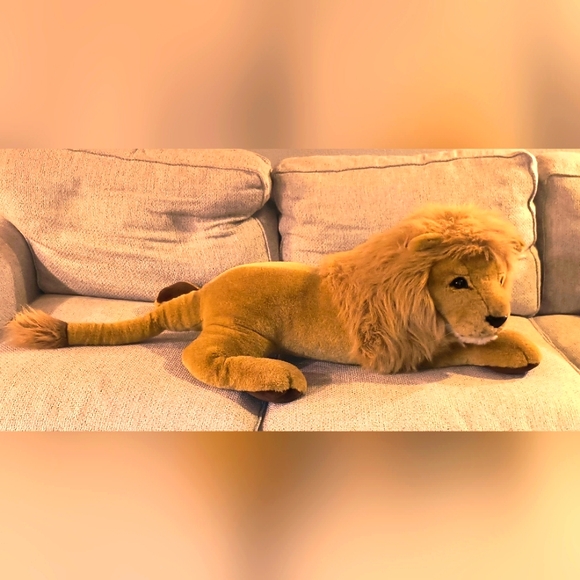 RARE Vintage Douglas Cuddle Toys Lion – Large Plush - Picture 1 of 5